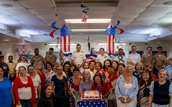U.S. Navy Sailors and Marines visit Todt Hill Friendship Club