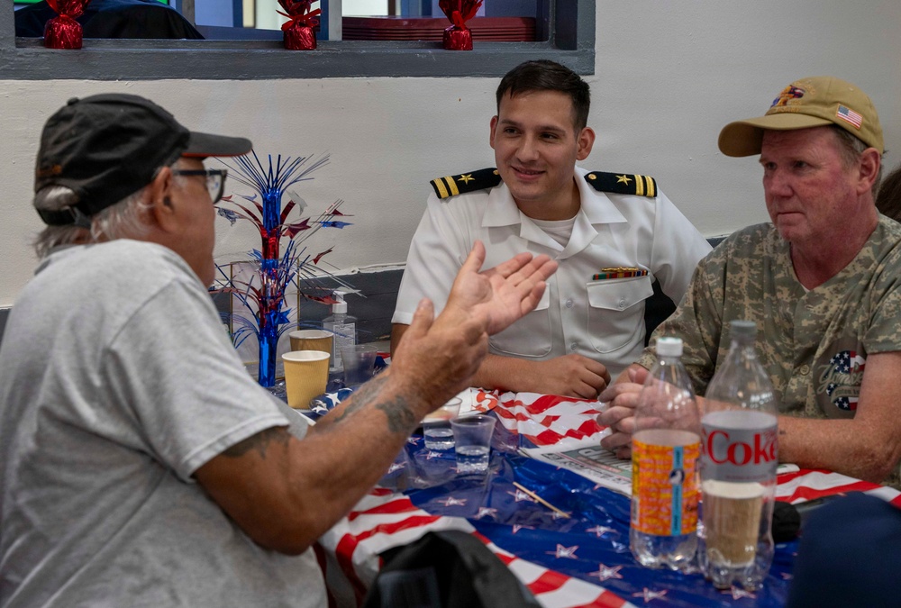 U.S. Navy Sailors and Marines visit Todt Hill Friendship Club