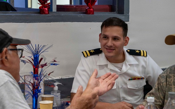 U.S. Navy Sailors and Marines visit Todt Hill Friendship Club