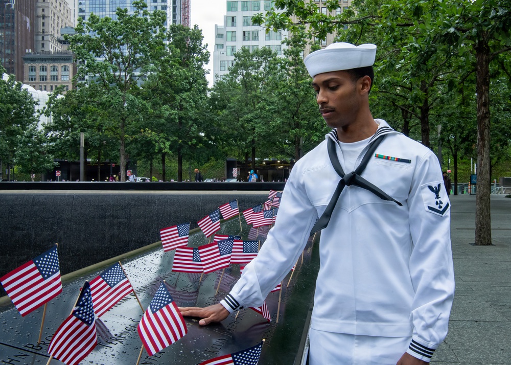 Nimitz Sailors Visit 9/11 Memorial
