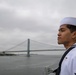 USS Nimitz Pulls Out of New York Harbor