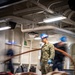 USS Nimitz Pulls Out of New York Harbor