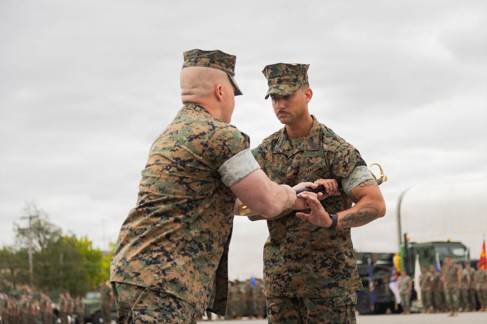 1st Maintenance Battalion Conducts Relief and Appointment Ceremony