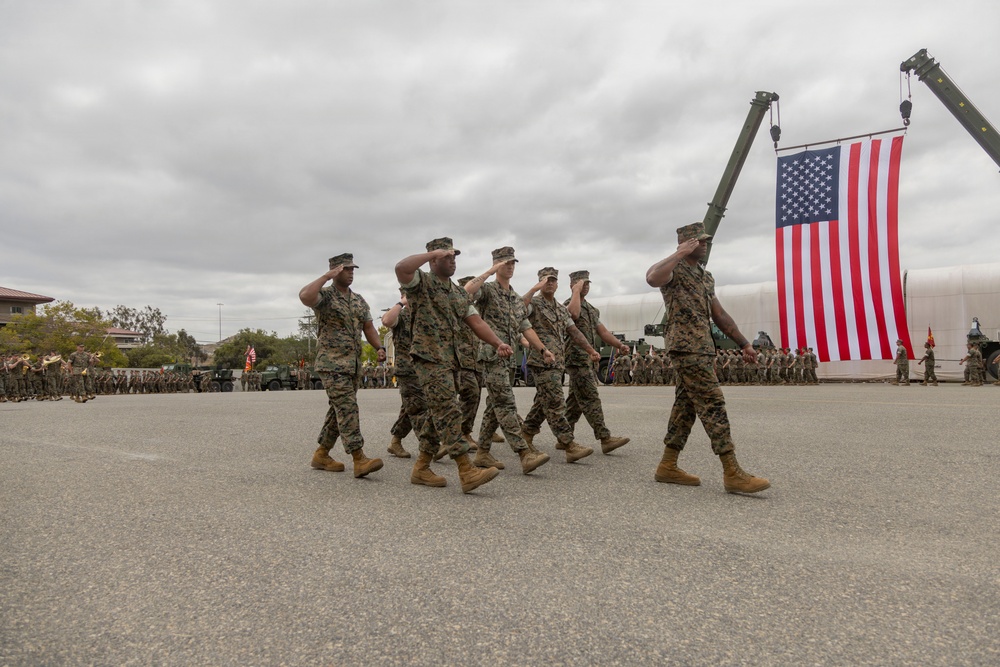 1st Maintenance Battalion Conducts Relief and Appointment Ceremony