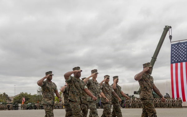 1st Maintenance Battalion Conducts Relief and Appointment Ceremony