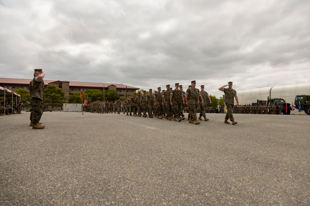 1st Maintenance Battalion Conducts Relief and Appointment Ceremony