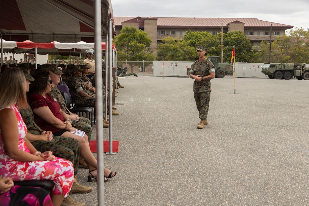 1st Maintenance Battalion Conducts Relief and Appointment Ceremony