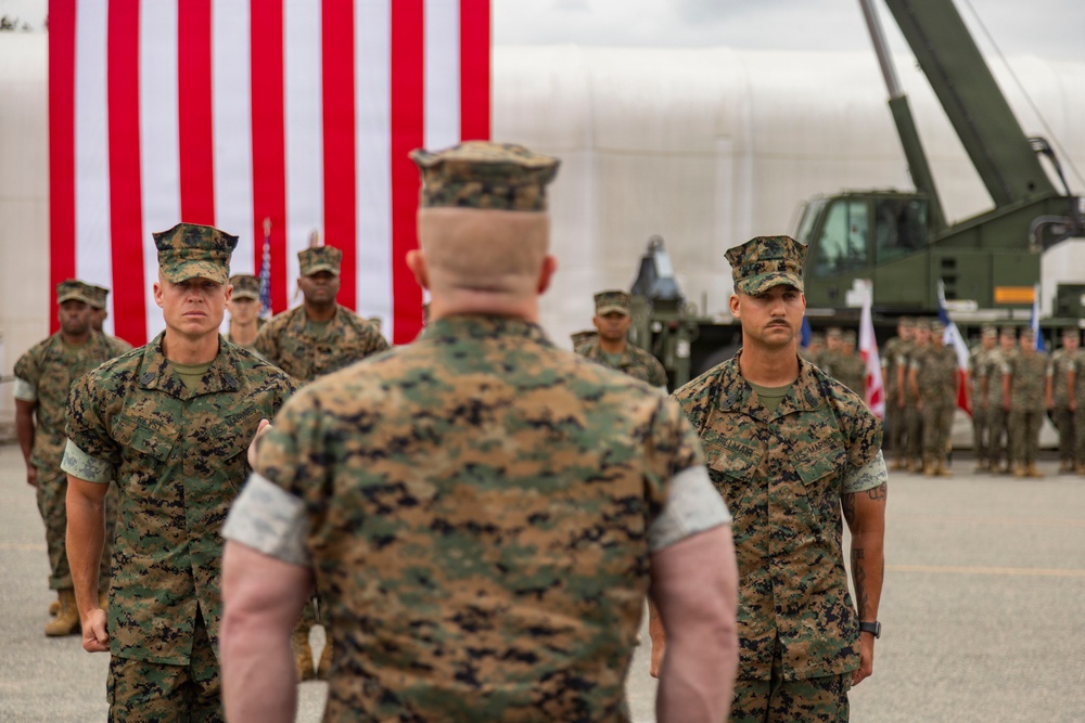 1st Maintenance Battalion Conducts Relief and Appointment Ceremony