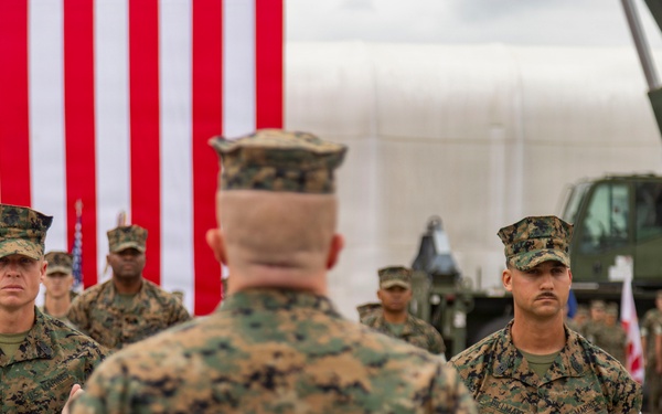 1st Maintenance Battalion Conducts Relief and Appointment Ceremony
