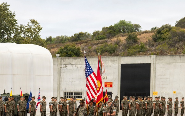 1st Maintenance Battalion Conducts Relief and Appointment Ceremony
