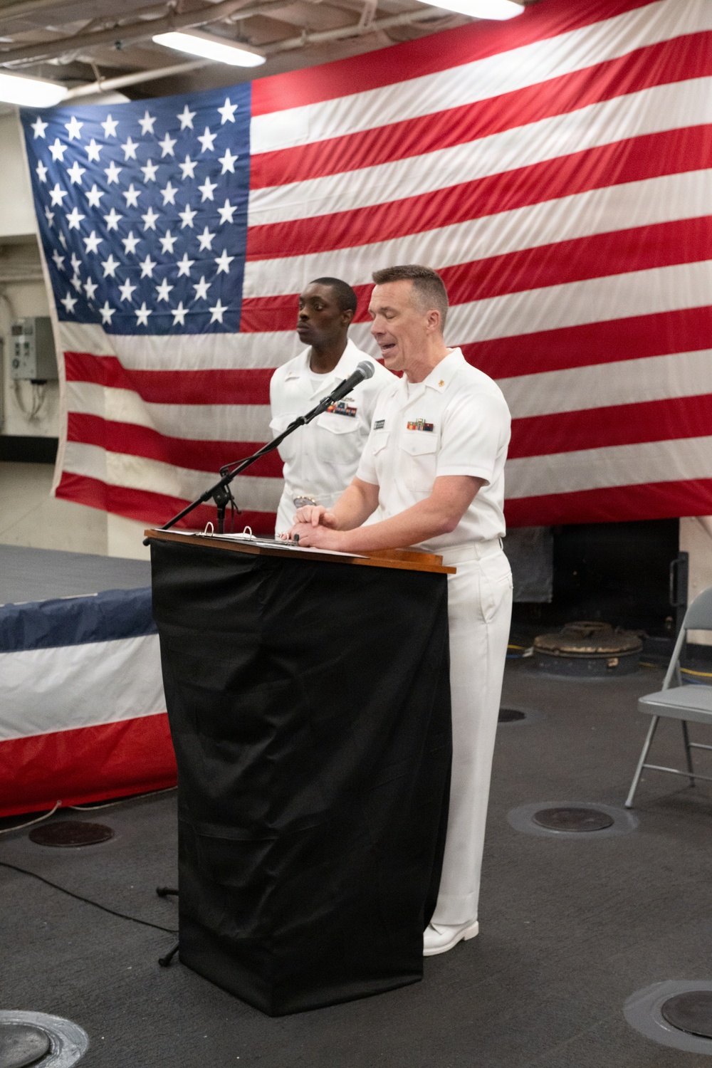 U.S. Navy Band perform at the International Naval Review Closing Ceremony