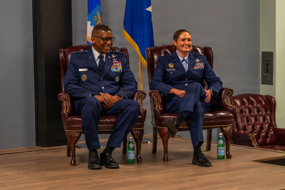 Prouty promotes to colonel with Gen. Reed as presiding officer