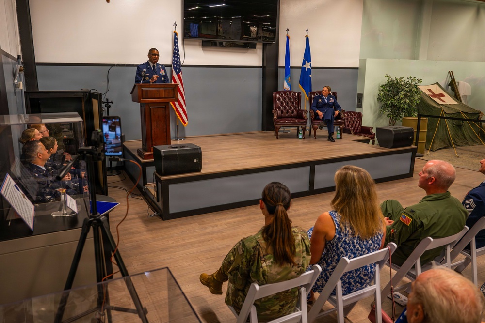 Prouty promotes to colonel with Gen. Reed as presiding officer