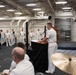 U.S. Navy Band Brass Quintet perform at the International Naval Review Closing Ceremony