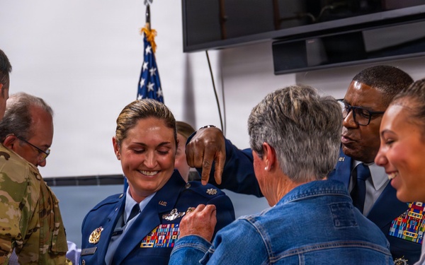 Prouty promotes to colonel with Gen. Reed as presiding officer