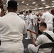 U.S. Navy Band Commodores Jazz Combo perform at the International Naval Review Closing Ceremony