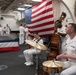 U.S. Navy Band Commodores Jazz Combo perform at the International Naval Review Closing Ceremony