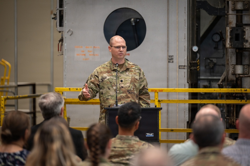 Thomas assumes command of 716th Test Squadron