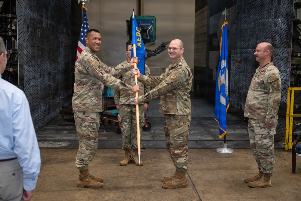 Thomas assumes command of 716th Test Squadron