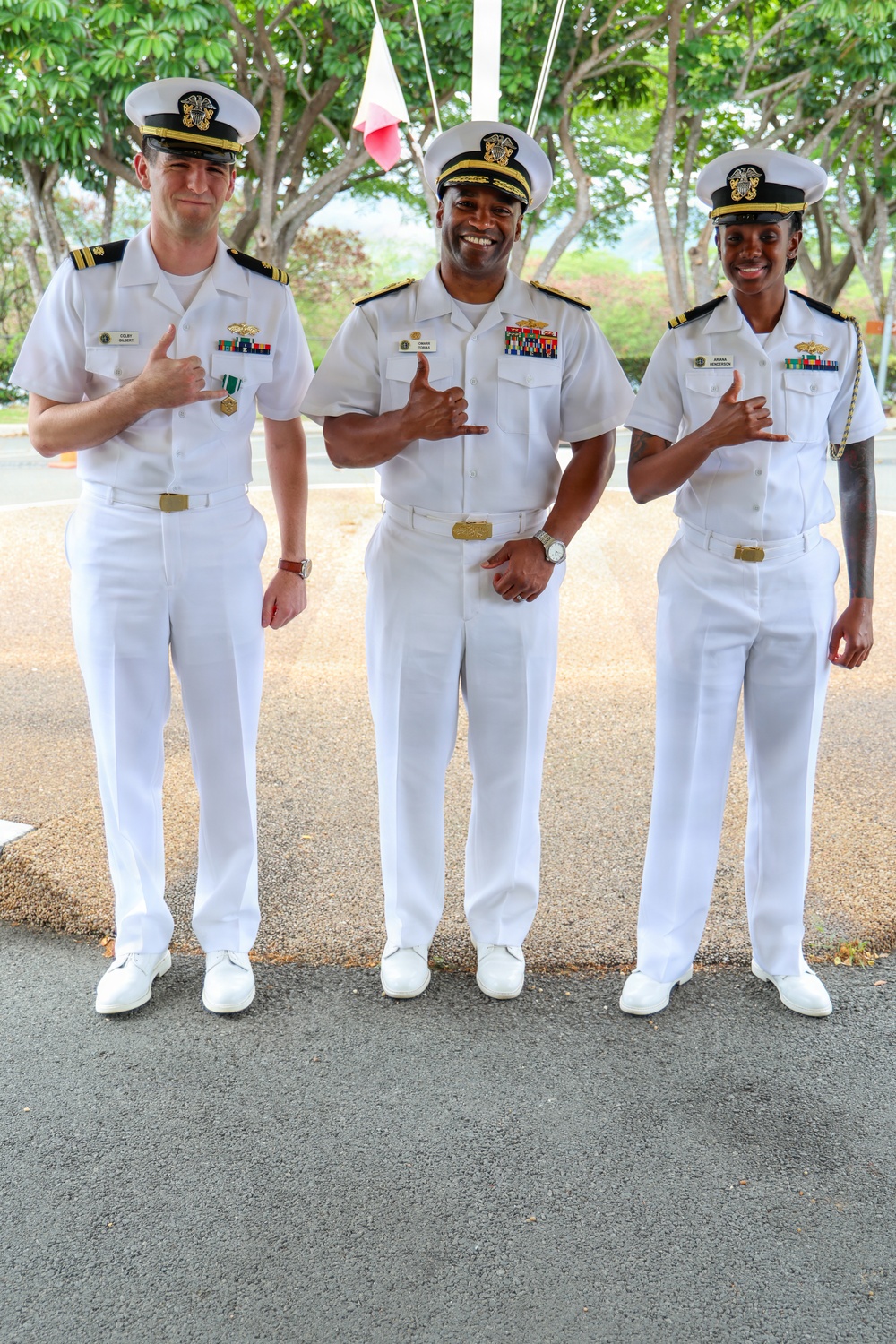 NAVFAC Pacific Flag Aide to the Commander Loop Ceremony
