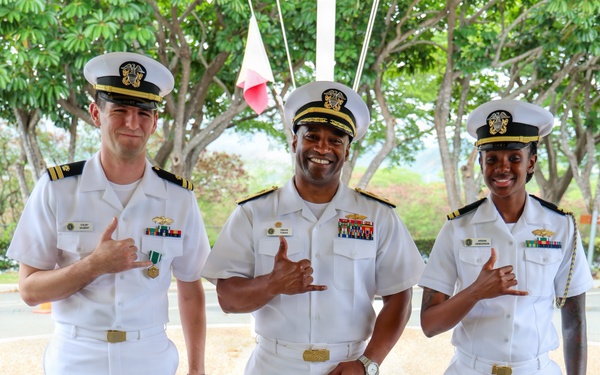 NAVFAC Pacific Flag Aide to the Commander Loop Ceremony
