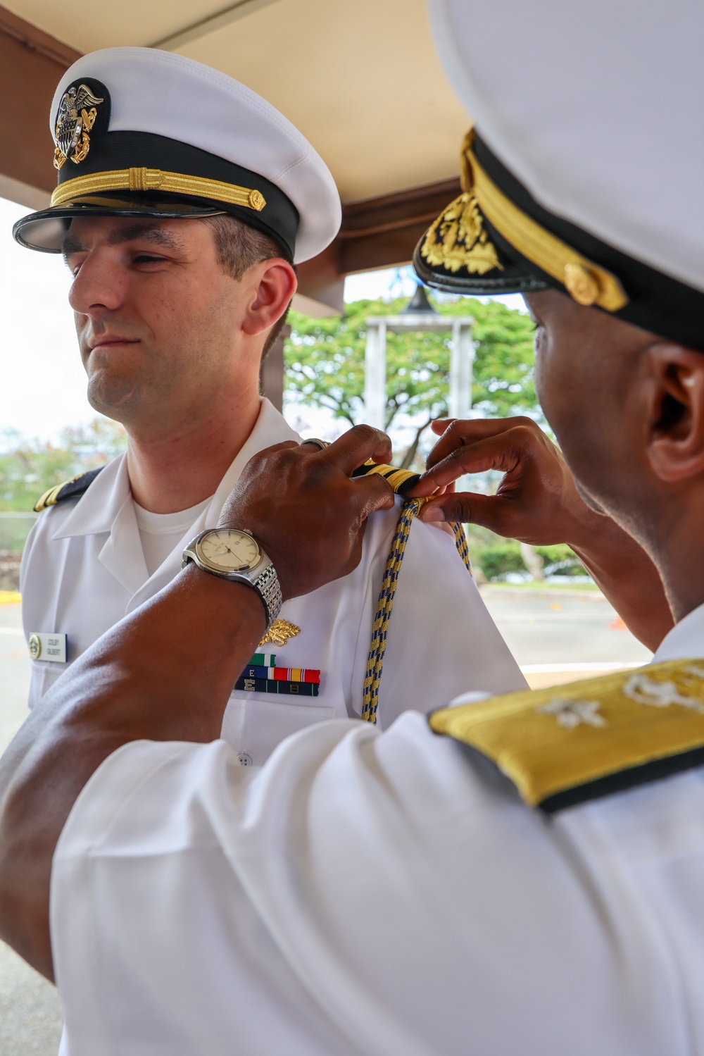 NAVFAC Pacific Flag Aide to the Commander Loop Ceremony