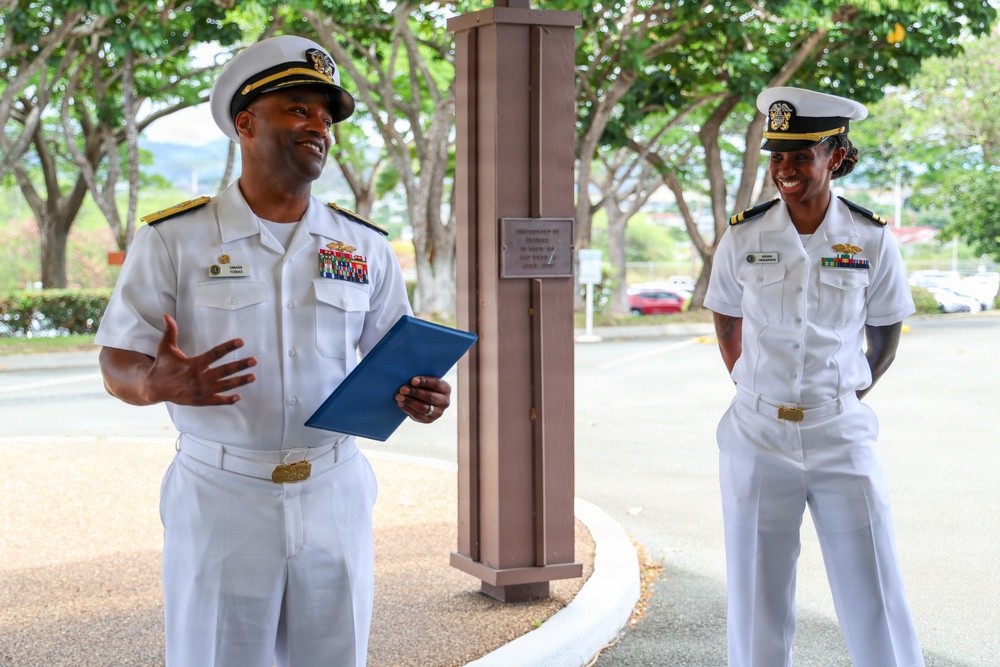 NAVFAC Pacific Flag Aide to the Commander Loop Ceremony