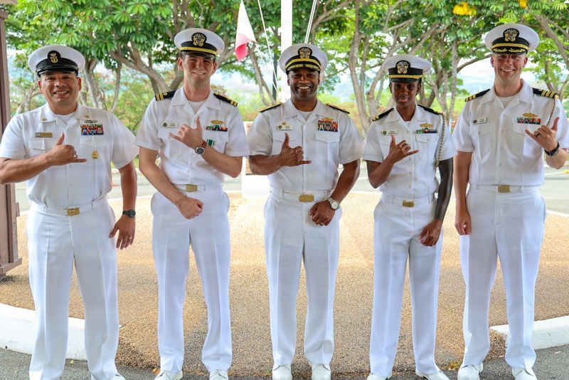 NAVFAC Pacific Flag Aide to the Commander Loop Ceremony