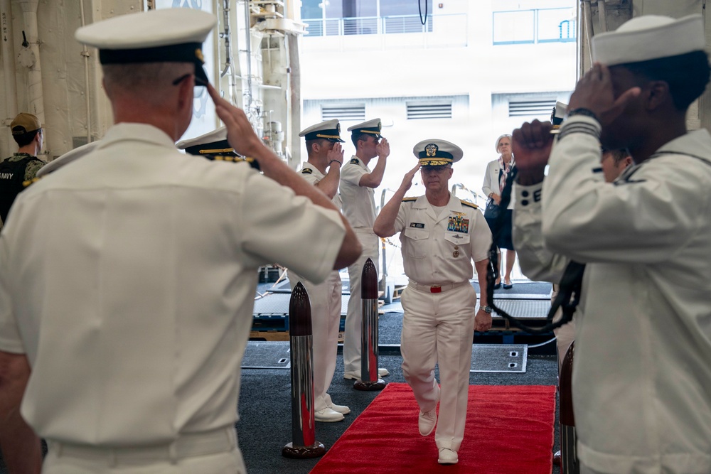 U.S. Fleet Forces Command Hosts INR 250 Closing Reception Aboard USS Arlington