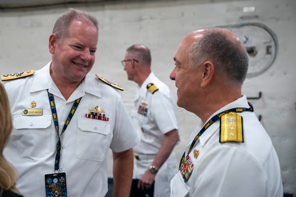 U.S. Fleet Forces Command Hosts INR 250 Closing Reception Aboard USS Arlington