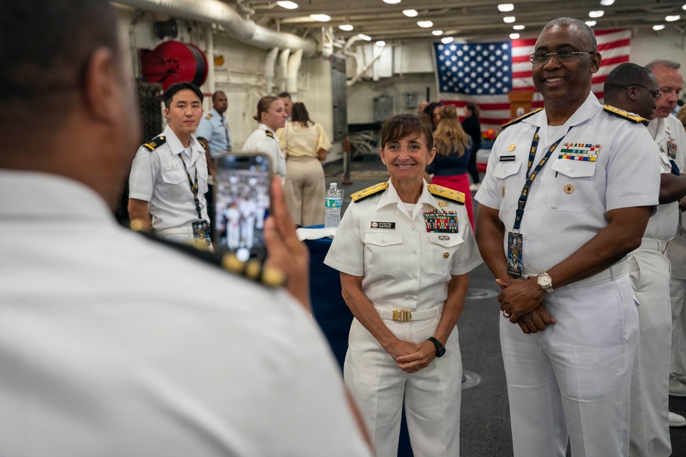 U.S. Fleet Forces Command Hosts INR 250 Closing Reception Aboard USS Arlington