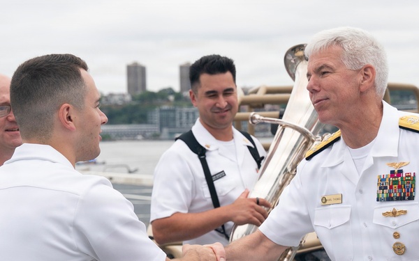 U.S. Fleet Forces Command Hosts INR 250 Closing Reception Aboard USS Arlington