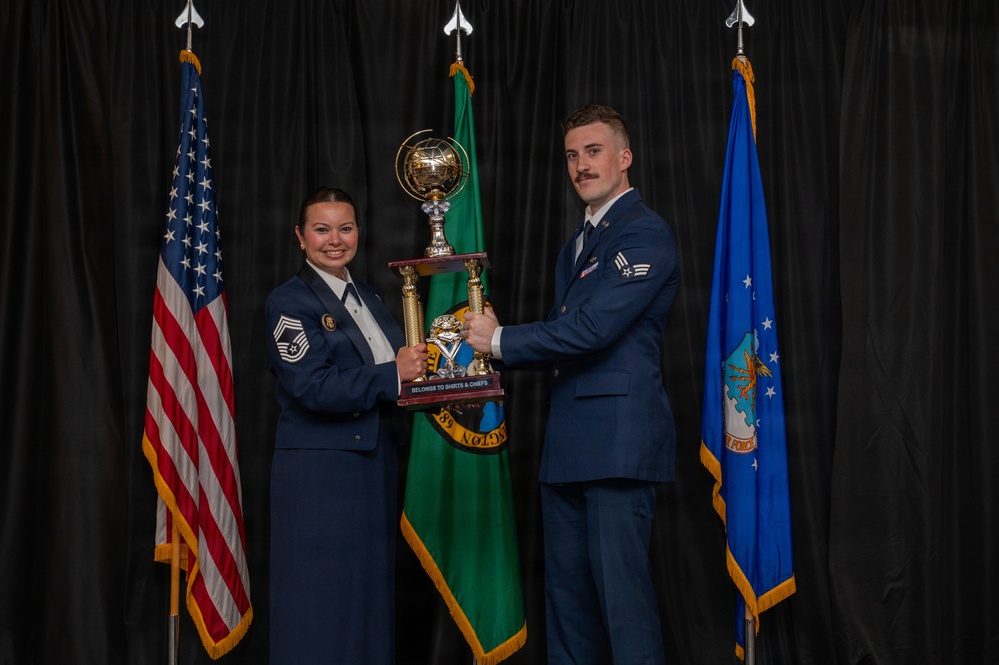 Herman Mackey Airman Leadership School class 26-E graduation ceremony