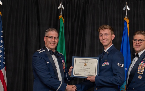 Herman Mackey Airman Leadership School class 26-E graduation ceremony