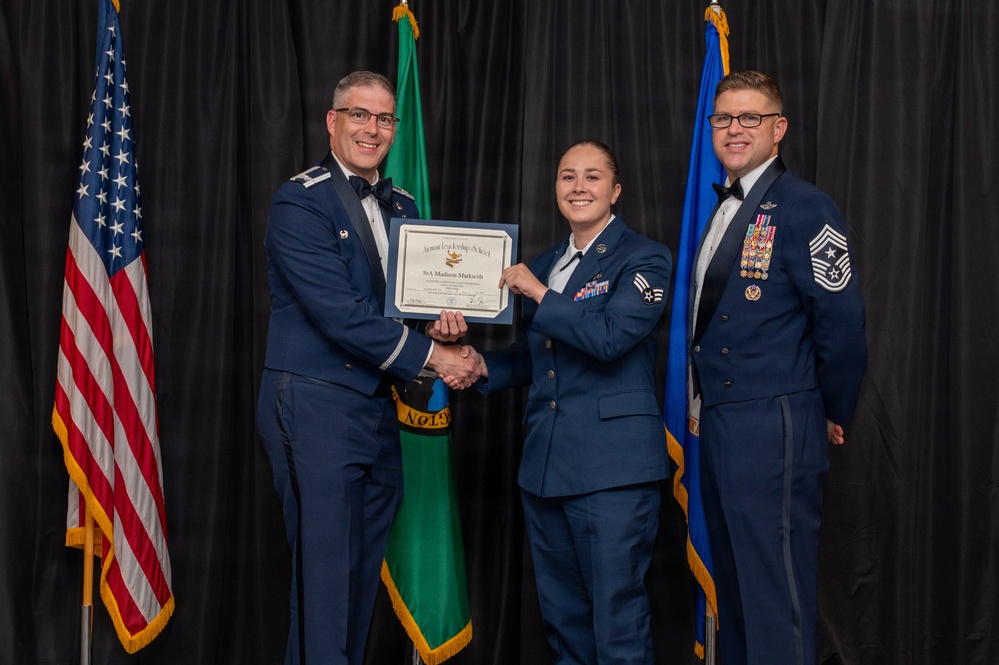 Herman Mackey Airman Leadership School class 26-E graduation ceremony