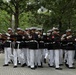 U.S. Marine Corps Silent Drill Platoon performs at 9/11 Memorial