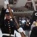U.S. Marine Corps Silent Drill Platoon performs at World Trade Center Oculus