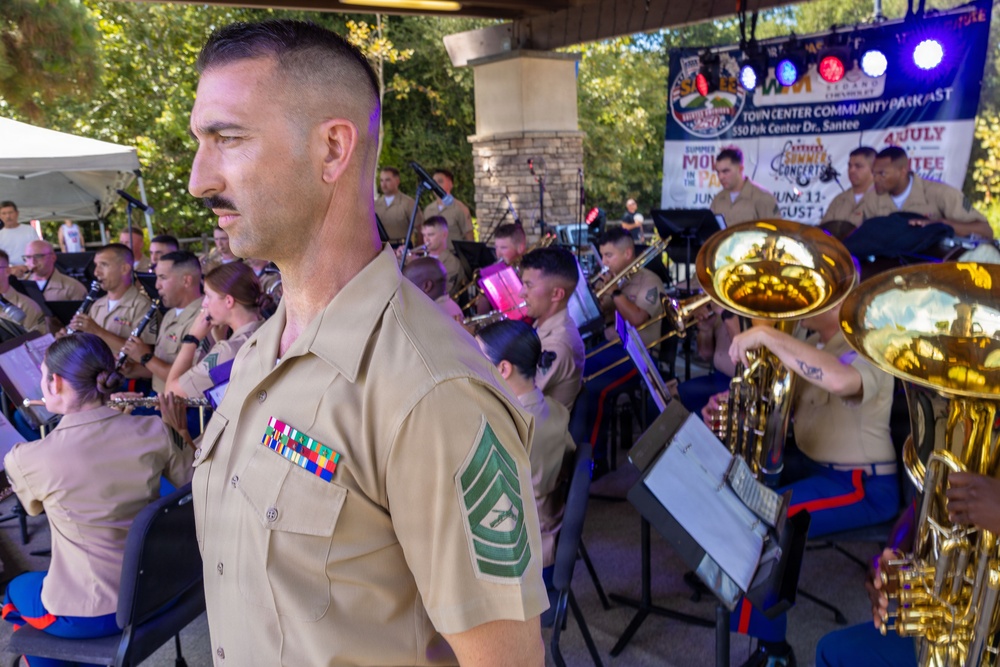3rd MAW Band performs at Santee Salutes