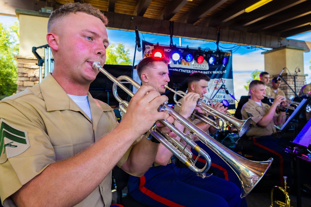 3rd MAW Band performs at Santee Salutes