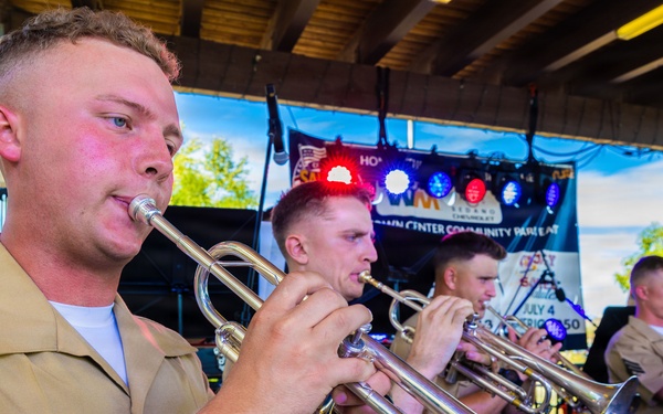 3rd MAW Band performs at Santee Salutes