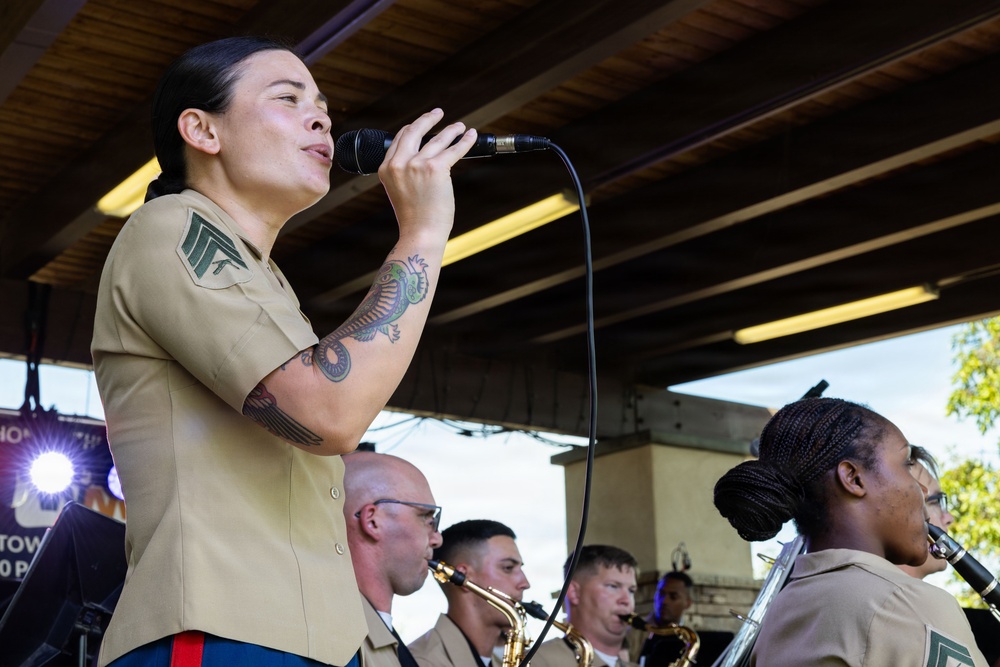3rd MAW Band performs at Santee Salutes