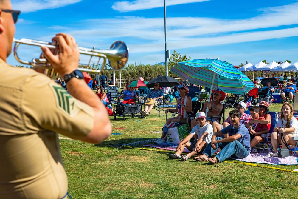3rd MAW Band performs at Santee Salutes