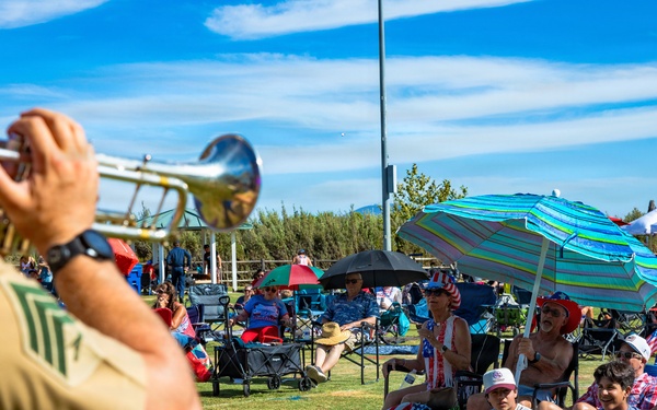 3rd MAW Band performs at Santee Salutes