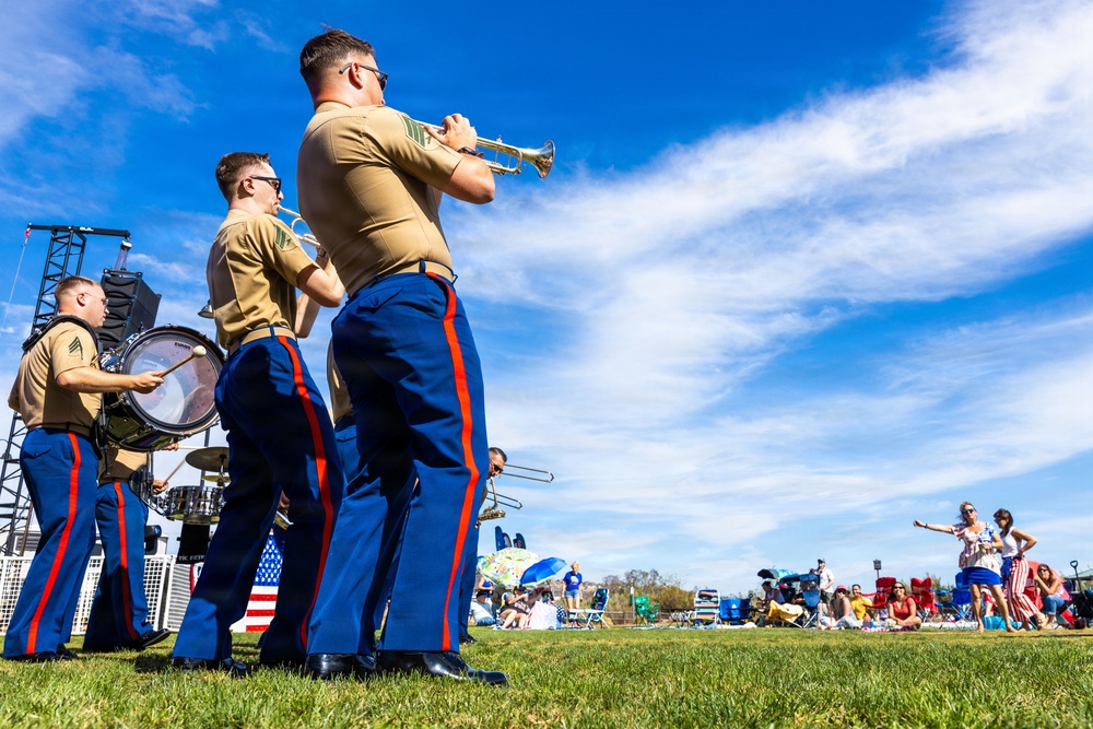 3rd MAW Band performs at Santee Salutes
