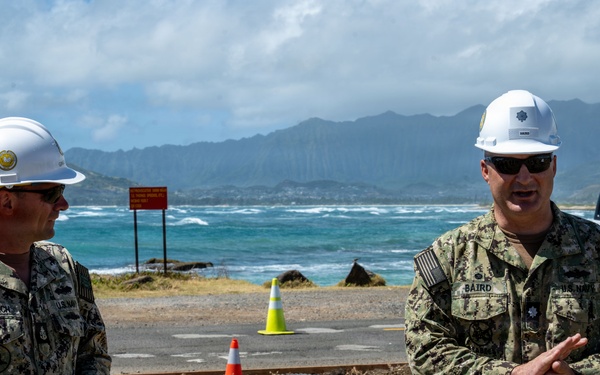 Seabees and Marines Continue Fort Hase Sidewalk Project During Rimpac 2026