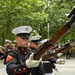 Marine Corps Silent Drill Platoon Performs at Ground Zero