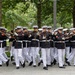 Marine Corps Silent Drill Platoon Performs at Ground Zero