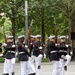 Marine Corps Silent Drill Platoon Performs at Ground Zero