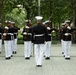 Marine Corps Silent Drill Platoon Performs at Ground Zero