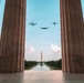 Freedom 250 Flyovers from the Lincoln Memorial